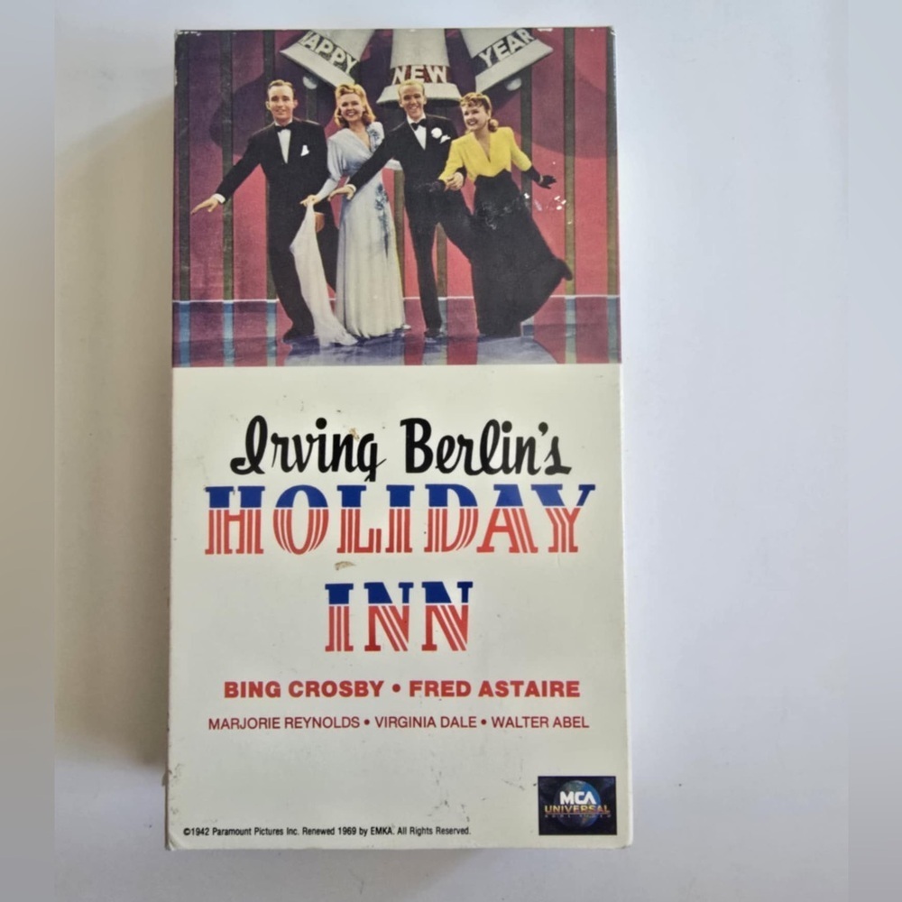 Irving Berlin's Holiday Inn (VHS, 1969) Bing Crosby, Fred Astaire NEW, Sealed